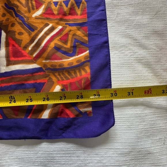 Colorful Geometric Pattern Scarf - Picture 2 of 4